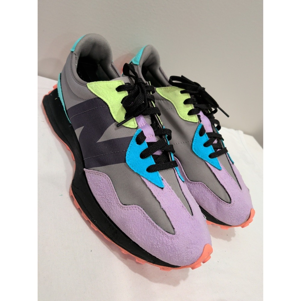 New Balance 327 Miami Nights Violet Grey Black (MS327EB) Sz 11.5